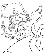 coloring page Ninja Turtles